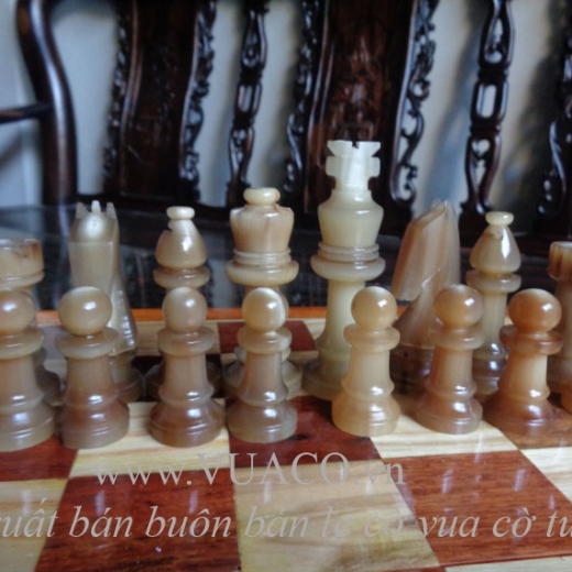 Bộ cờ vua bằng sừng trâu